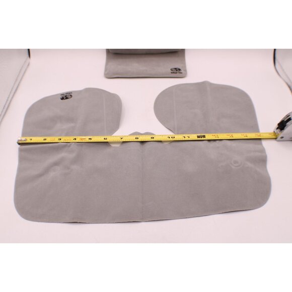 Voltage Valet Neck Pillow Comfort with Pouch Gray Inflatable Air Cushion Travel - Picture 7 of 8